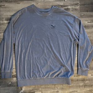 Puma Slate Blue Crewneck Sweatshirt